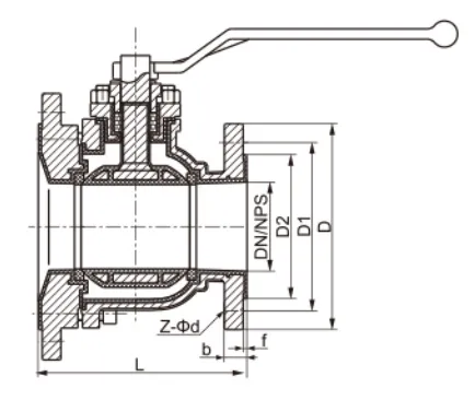 FQ41放料球阀