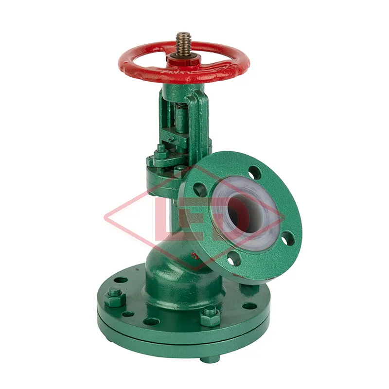 衬氟下展式放料阀